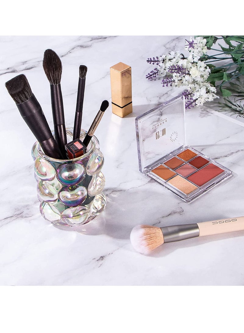 منظم فرش المكياج على شكل فقاعات، تخزين الفرش على شكل فقاعات كريستالية، تخزين أقلام الرصاص، ديكور الزينة، تخزين الملحقات متعددة الأغراض، ديكور المنزل (لون قوس قزح) - Image 2