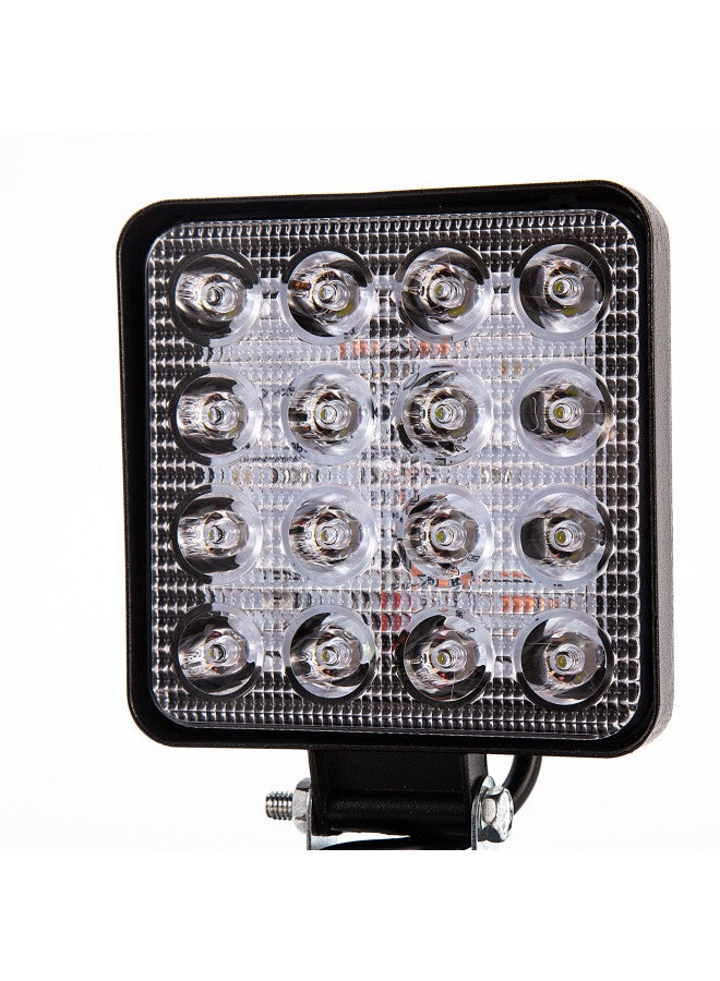 Loquat Kida Universal LED Lamp Outdoor Emergency Light Auto Repair Fishing Lighting (not Including Battery Pack)-Product Specifications:MT 4 Inch Lamp (square) Without Battery - Image 3