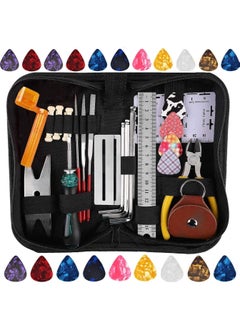 Megarya Guitar Repairing Maintenance Tool Kit with Carry Bag, For Guitar Ukulele Bass Mandolin Banjo, Cleaning Maintenance Accessories Set, Perfect Gift for Music or String Instrument Enthusiast  - Image 1