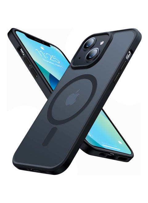 iPhone 13 Case Cover Compatible with Magsafe Magnetic Designed Shockproof Case Translucent Matte Protective Cover Back Hard Cases with Magnet for iPhone 13
