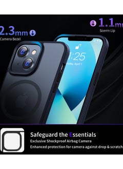 INFOSUN iPhone 13 Case Cover Compatible with Magsafe Magnetic Designed Shockproof Case Translucent Matte Protective Cover Back Hard Cases with Magnet for iPhone 13  - Image 5