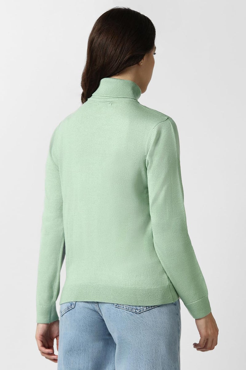 Van Heusen_Womens__Sweater_(VWSWURGF121403_Light Green_2XL) - Image 3