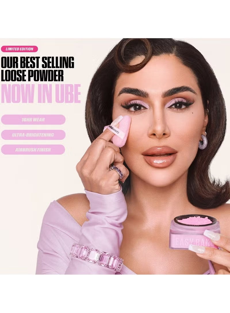 Huda Easy Bake Loose Powder- Ube Birthday Cake- 20gr - Image 2