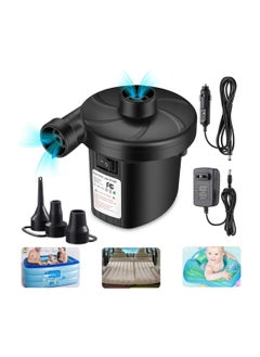 Techshare Air Pump for Air Mattress, Air Mattress Pump for Inflatables, Quick Fill Inflator Deflator Air Pump Perfect for Outdoor Camping Inflatable Boat Blow Up Pool Water Toy Car Air Bed  - Image 1