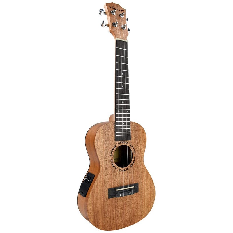 VAULT UK-2000CCE 23 بوصة قمة ماهوجني صلبة قيثارة كهربائية صوتية متميزة مع EQ وحقيبة سفر - Image 3