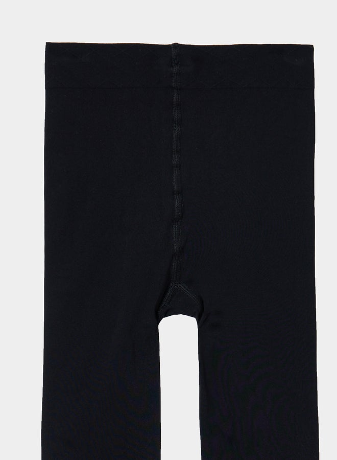 Styli Girls Black Plain Stockings - Image 2
