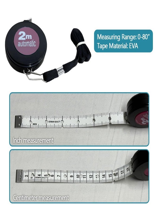 MUROCEA Braille Tape Measure for Visually Impaired Aids Supplies - 78" (2 m) Blind Tactile Imperial Soft Ruler for Learning Aid Tools, Clearly Palpable Points Design, 1 PCS - Image 2