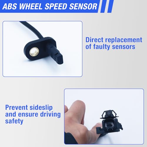 HHGKPVX ABS Wheel Speed Sensor Rear Left Right Compatible with 2008-2012 Honda Accord 2009-2014 Acura TSX Driver Passenger Side ABS Sensors 57470-TA0-A02 57470-TA0-A03 2Pcs - Image 4