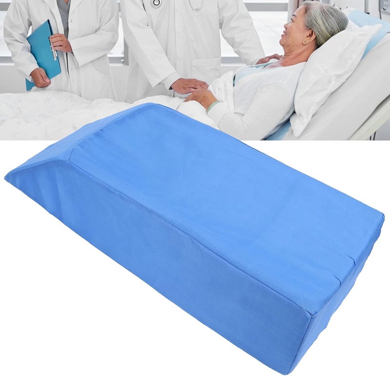 klarako Sponge Leg Lifting Pillow, Bed Wedge Elevated Leg Pillow Post Breathable Anti Bed Sore Cushion Pillow Supportive Foam Wedge Pillow for Elevating Legs Elderly Patients - Image 4