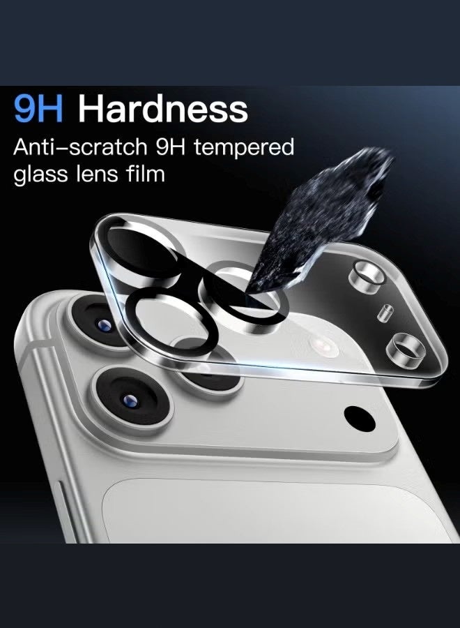 3Pcs Camera Lens Protector for iPhone 17 Pro 6.3-Inch, 9H Tempered Glass, Anti-Scratch, Case Friendly, Does Not Affect Night Shots, HD Clear, (Clear) - Image 5