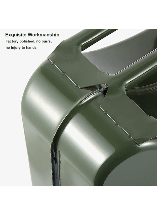 5L Metal Gas Can – Heavy-Duty Fuel Storage Solution (Without spout Nozzle) - Image 2