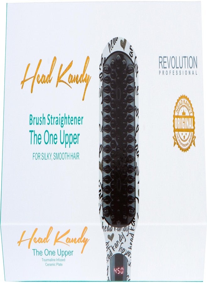 Head Kandy One Upper Hair Straightening Brush with Heat | Hot Brush with Ceramic Plating | Anti Scald Technology | Kandy Love - Image 1