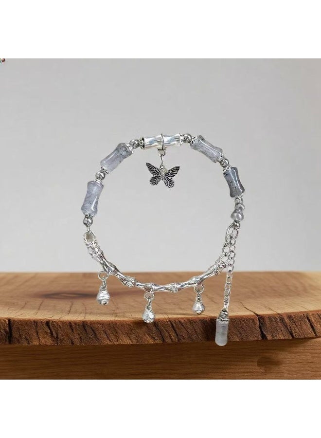 Goolsky Vintage Niche Beaded Bracelet for Girls – Minimalist Trendy Wristband, Versatile Friendship Jewelry, Beaded Design Adjustable Size, Daily Wear Gift for Friends - Image 5