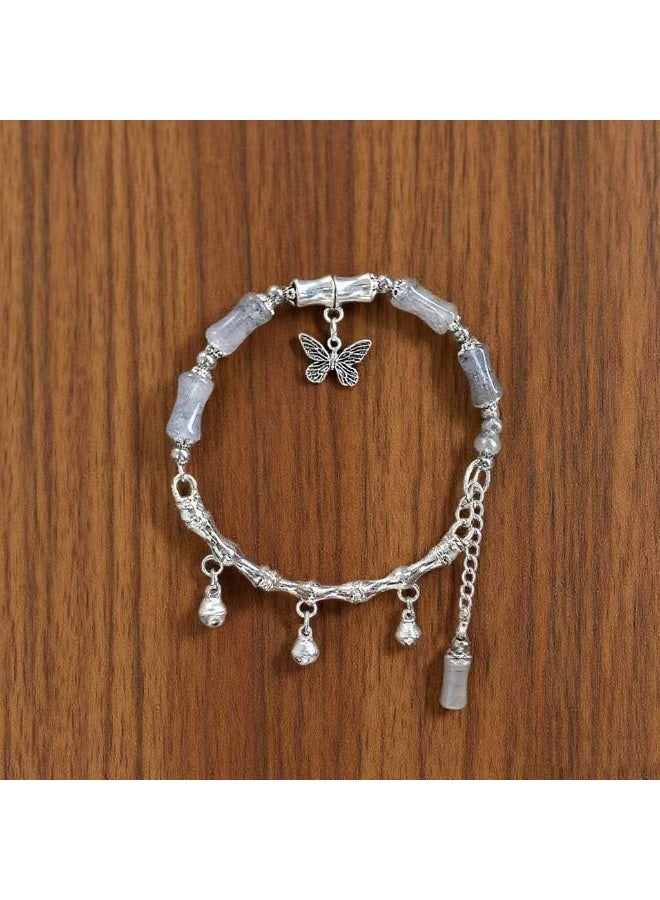 Goolsky Vintage Niche Beaded Bracelet for Girls – Minimalist Trendy Wristband, Versatile Friendship Jewelry, Beaded Design Adjustable Size, Daily Wear Gift for Friends - Image 4