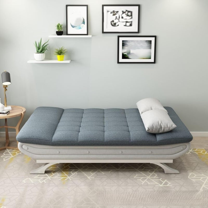Modern Multi-function Sofa Bed - Dark Grey + Light Grey - Image 5