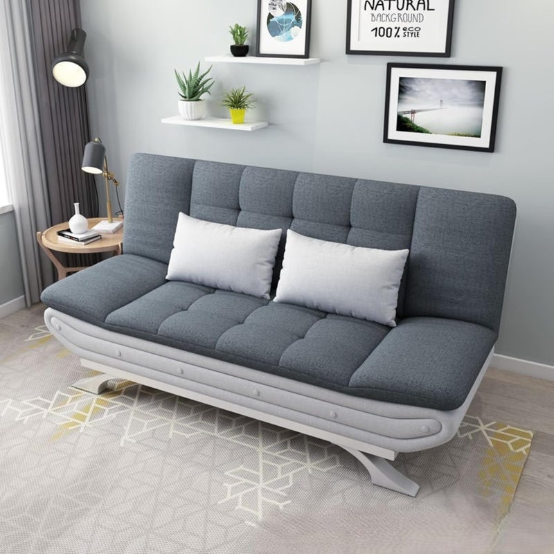 Modern Multi-function Sofa Bed - Dark Grey + Light Grey - Image 1