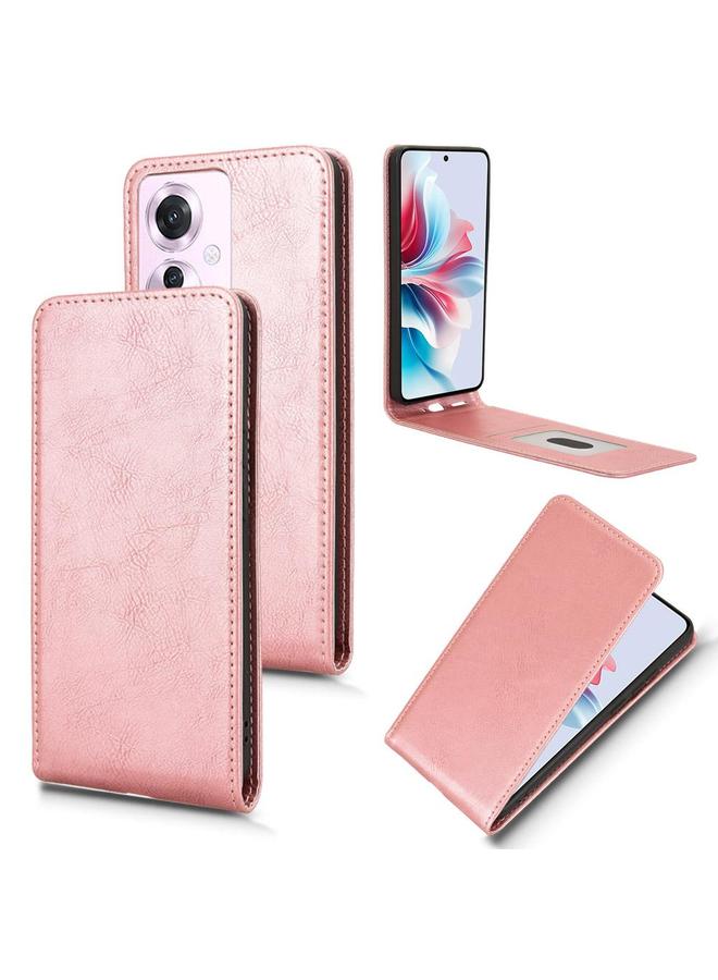 اس-توب جراب هاتف OPPO Reno11 F / F25 Pro جراب هاتف جلدي مغناطيسي عمودي قابل للطي - Image 1