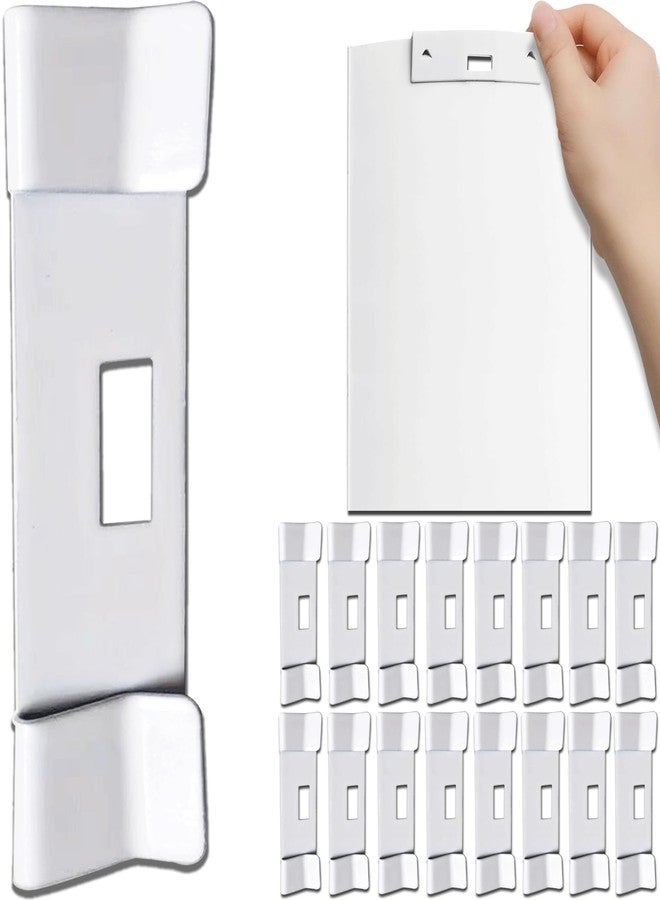 Takngjd Metal Vertical Blind Repair Vane Savers, White (16) - Image 1