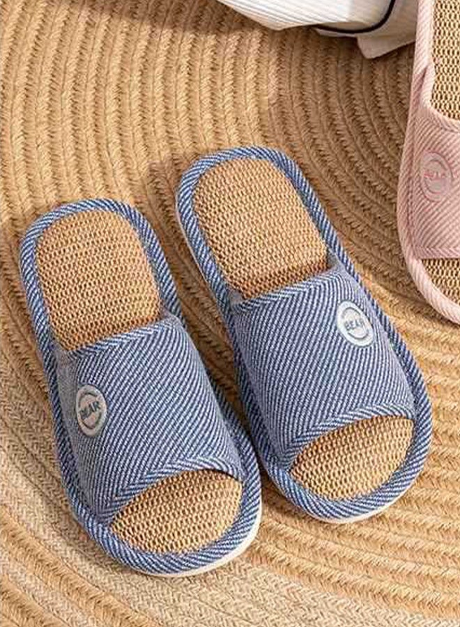 DUNISO Slippers for Men Memory Foam House Bedroom Slippers with Thick Sole Non-Slip Soft Slippers Open Toe Men's Bath Slipper House Sandals for Indoor & Outdoor - Image 5