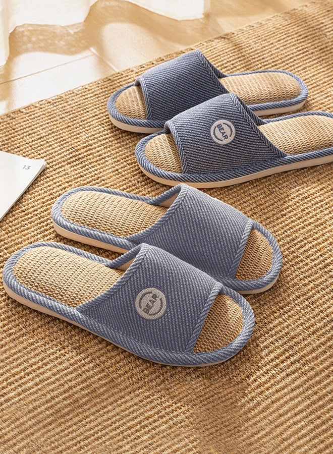 DUNISO Slippers for Men Memory Foam House Bedroom Slippers with Thick Sole Non-Slip Soft Slippers Open Toe Men's Bath Slipper House Sandals for Indoor & Outdoor - Image 4