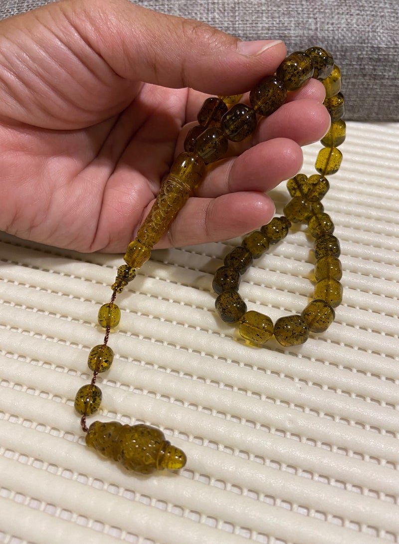 Faturan Men's Prayer Beads 33 Count Size 10 Millimeter by 11 Point 5 Millimeter - Image 3