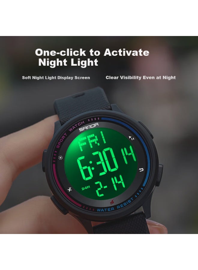 Aelvo Student Electronic Watch For Boys, Middle And High School Students, Youth Sports Birthday Gift For Children Ages 14-18 - Image 4