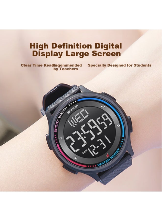 Aelvo Student Electronic Watch For Boys, Middle And High School Students, Youth Sports Birthday Gift For Children Ages 14-18 - Image 2