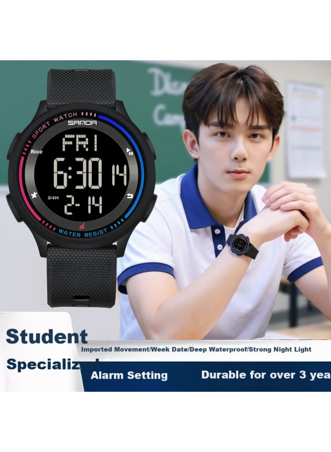 Aelvo Student Electronic Watch For Boys, Middle And High School Students, Youth Sports Birthday Gift For Children Ages 14-18 - Image 1