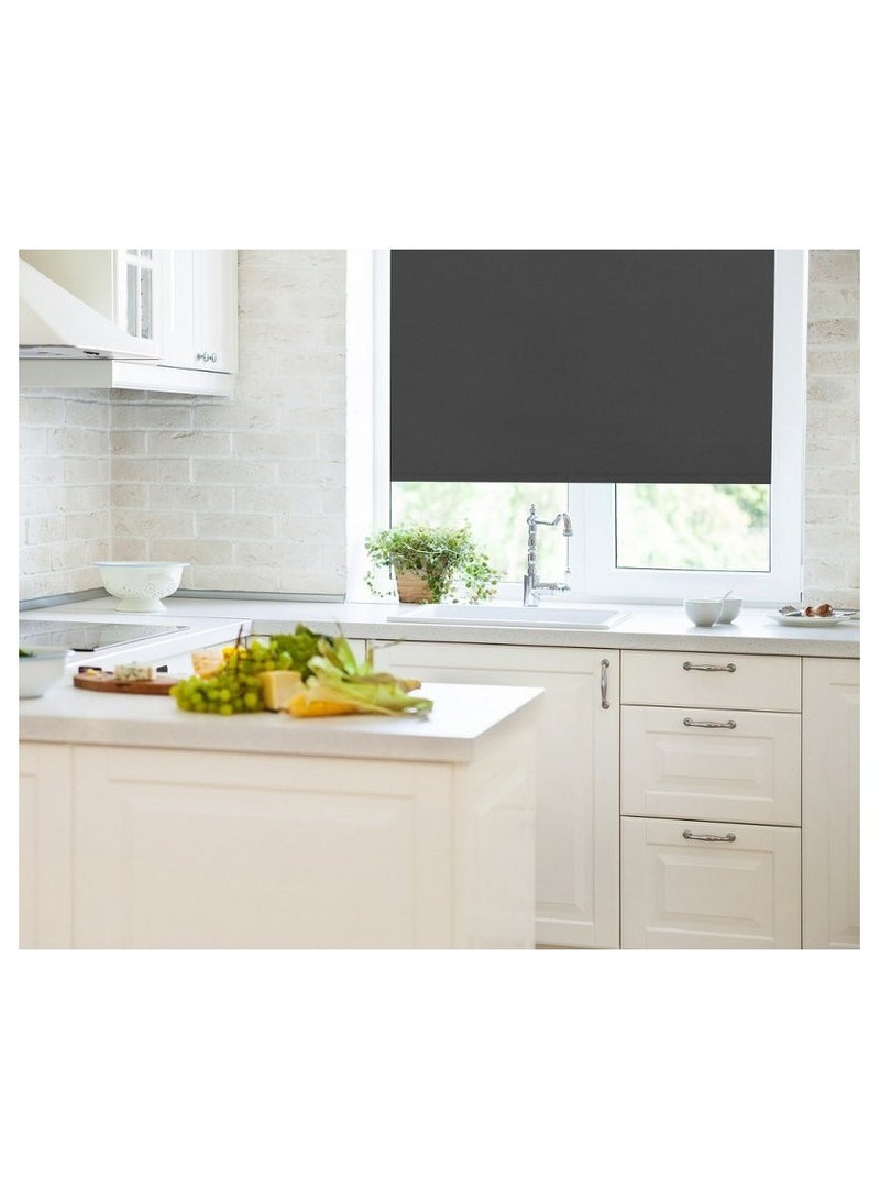 Home Gallery blackout roller blinds 200*200 cm Dark Gray - Image 3