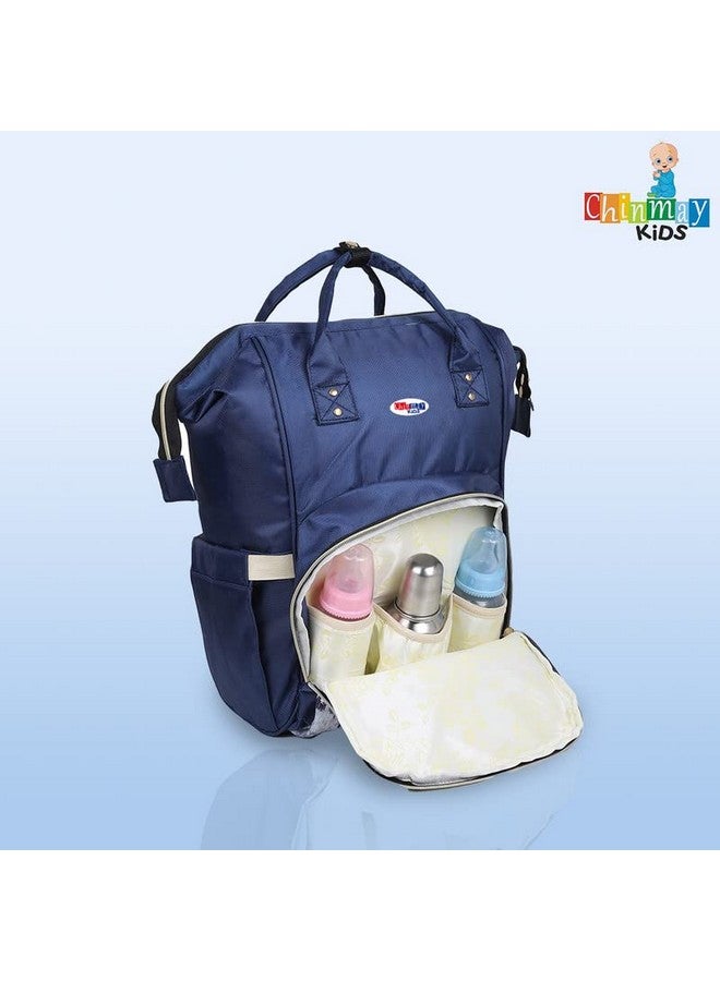 Chinmay Kids Diaper Bag Printed Waterproof Multifunctional Travel Backpack For New Born Backpack Diaper Bag Blue Animal Print  - Image 3