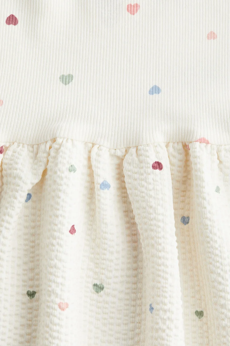 H&M Ribbed cotton dress