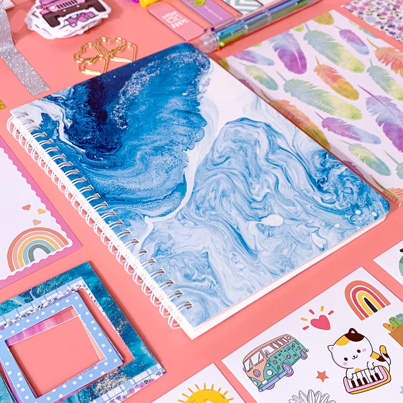 DIY Journal Kit Multicolor Acid-Free Paper & Smooth Writing - Boost Creativity Journaling Supplies for Girls Aged 6 And Up, Journaling, Scrapbooking, Note-Taking - Image 4