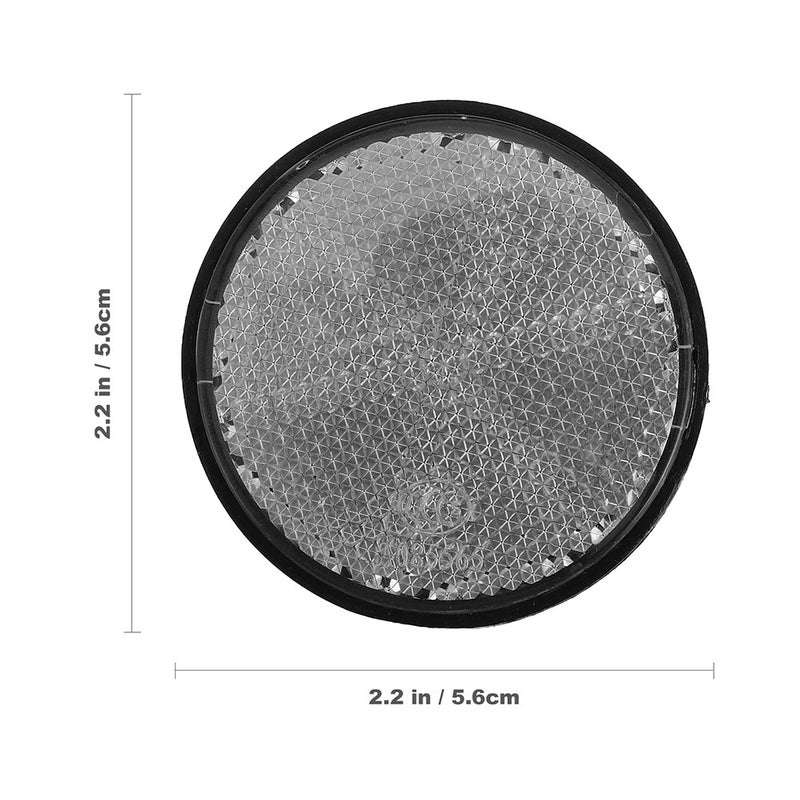 20pcs Motorcycle Reflectors Round Reflective Warning Reflector Safety Reflector For Motorcycle Scooters And Motorcycle Accessories - Image 3
