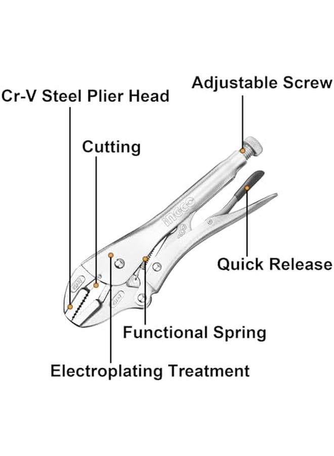 إنجكو Hsjp0210 زردية قفل بفك مستقيم مع قاطعة أسلاك مقاس 10 بوصة - Image 3