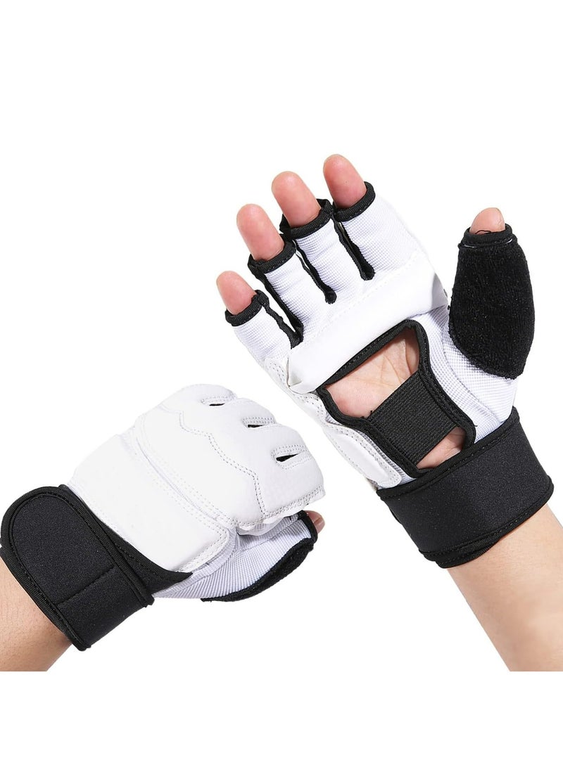 CMGTYYD Pro Performance Kickboxing Gloves,Sparring Gloves for Men and Half Finger, High-Impact Boxing Gloves for Bag Training and UFC(L) - Image 1