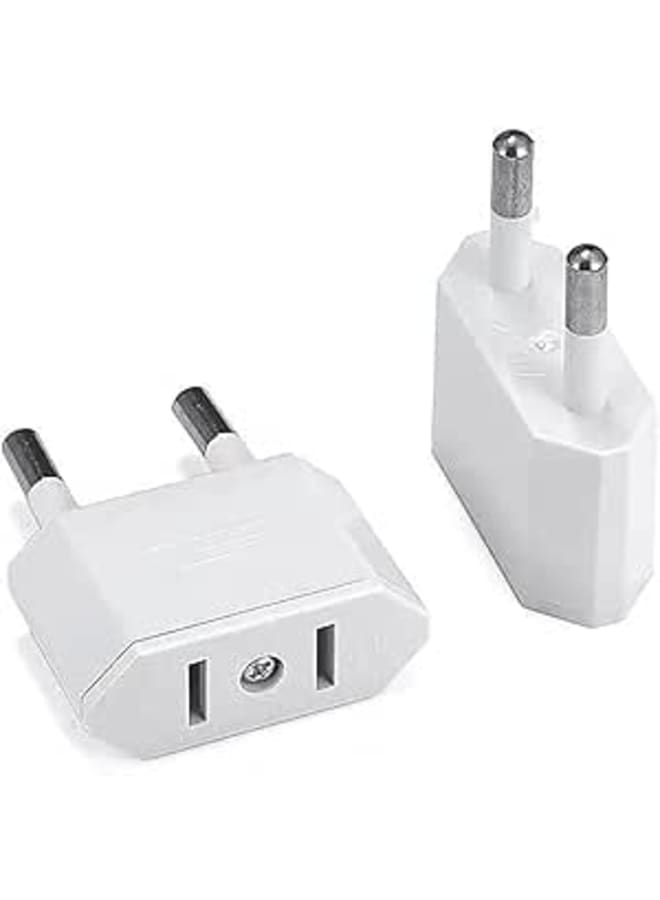 US to EU Plug Adapter (4PCS)