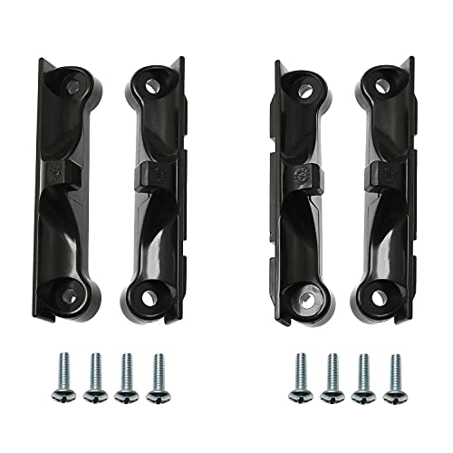 RLECS 4PCS Black CPU Fan Support Bracket Clips for AM4 - Image 1