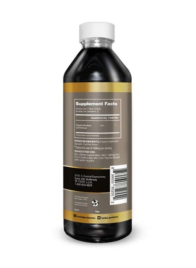 Herbal Goodness Hair Growth Plus 12oz - Bamboo Hair Product with Collagen, Keratin and Vitamins for Women and Men - Healthy Hair, Skin and Nails - 1 Bottle - Image 2