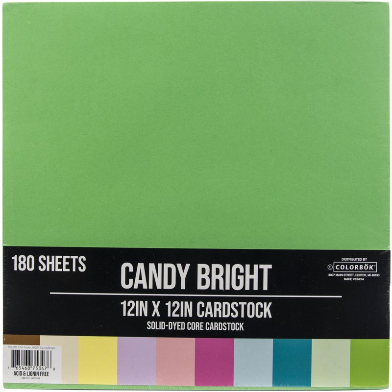 ColorBok 75347 Mega Paper Pack, Candy Bright, 12" x 12" - Image 3