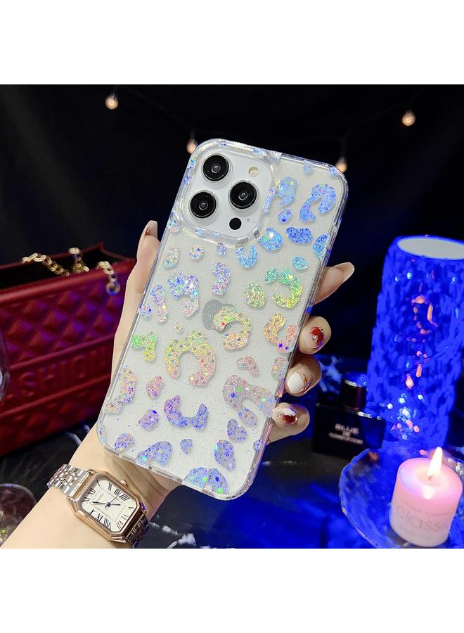 اس-توب جراب لهاتف iPhone 14 من سلسلة Little Star Glitter Powder TPU - Image 1