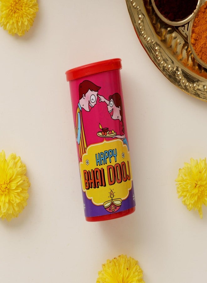 Oye Happy - Surprise Bhai Dooj Gift Box – Filled Real Dry Rose Petals | Reusable and Unique Bhai Dooj Surprise Box for Brothers and Sisters | Bhai Dooj Gift - Image 1