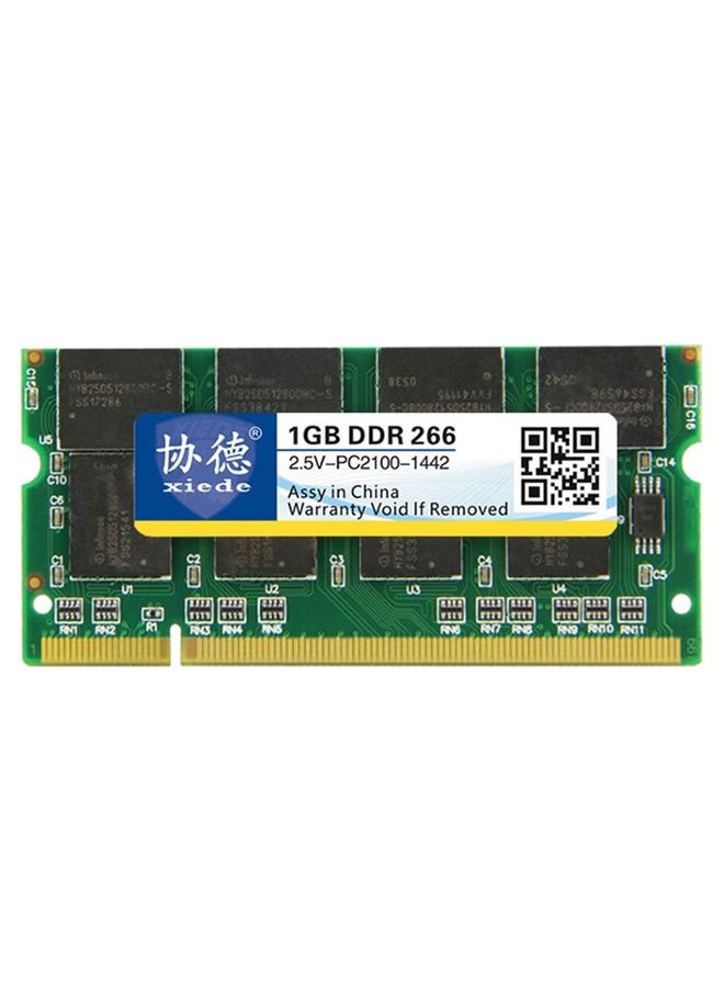 BURAQ XIEDE X009 DDR 266MHz 1GB General Full Compatibility Memory RAM Module for Laptop  - Image 1