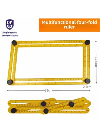 ABS Four-fold Rule Multifunctional Plastic Movable Fold Rule Four-sided Rule Four-angle Rule Folding Rule Multi-angle Folding Rule Measuring Tool-Model:Four-fold Ruler - pzsku/Z4F81B303F95583631E3DZ/45/_/1741598334/a727ede9-1384-411f-8b43-43ae3070a36e