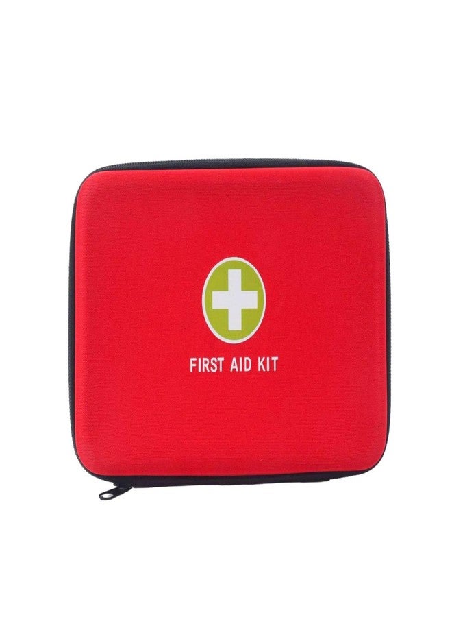 Jipemtra EVA Empty Mini Pouch First Aid Hard Case - Emergency Medical Kit for Camping & Outdoor (Red) - Image 2