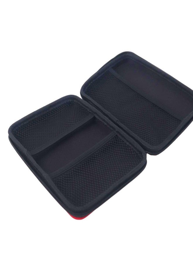 Jipemtra EVA Empty Mini Pouch First Aid Hard Case - Emergency Medical Kit for Camping & Outdoor (Red) - Image 3