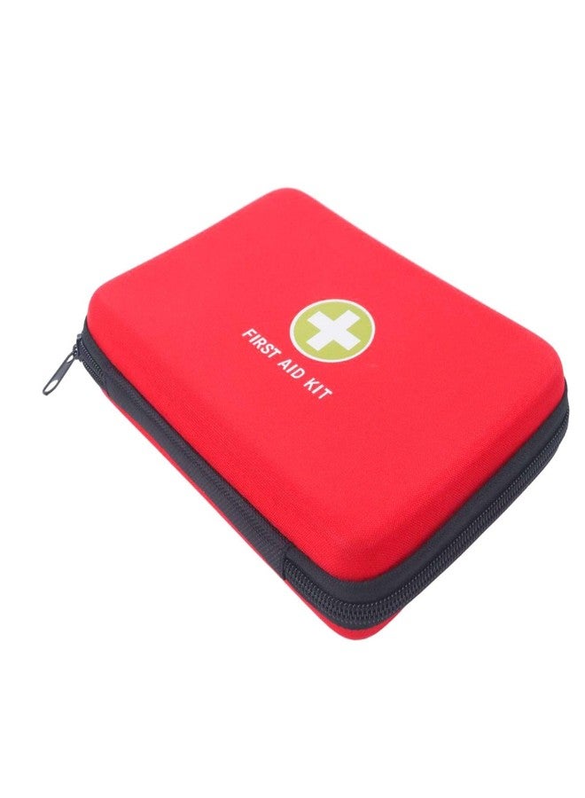 Jipemtra EVA Empty Mini Pouch First Aid Hard Case - Emergency Medical Kit for Camping & Outdoor (Red) - Image 1