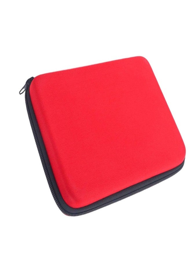 Jipemtra EVA Empty Mini Pouch First Aid Hard Case - Emergency Medical Kit for Camping & Outdoor (Red) - Image 4