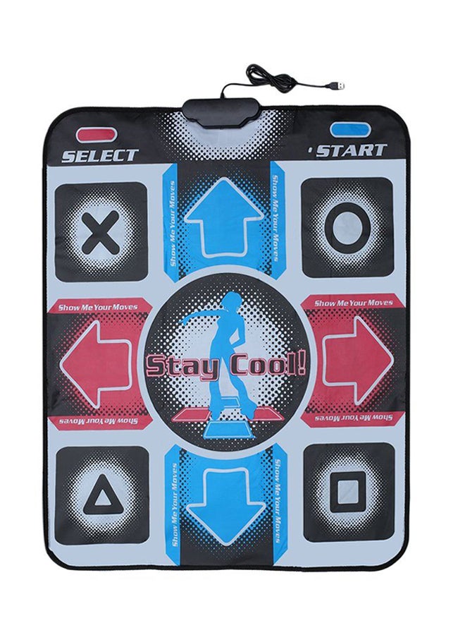 Loquat Non-Slip Dancing Step Dance Mat Pad Multicolour 310x290mm - Image 1