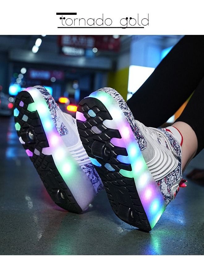 LED Flash Fashion Shiny Sneakers With Wheels And Light Base Roller Skates - pzsku/Z4F81D0B2D8DC9C5A70ACZ/45/_/1688365058/11fde213-fea6-4444-bcd1-dc03841d36d8