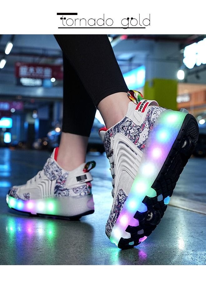 LED Flash Fashion Shiny Sneakers With Wheels And Light Base Roller Skates - pzsku/Z4F81D0B2D8DC9C5A70ACZ/45/_/1688365060/8f414690-90a3-4003-b8bc-d43640fad092